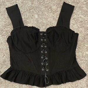 Unique Vintage bustier inspired top
